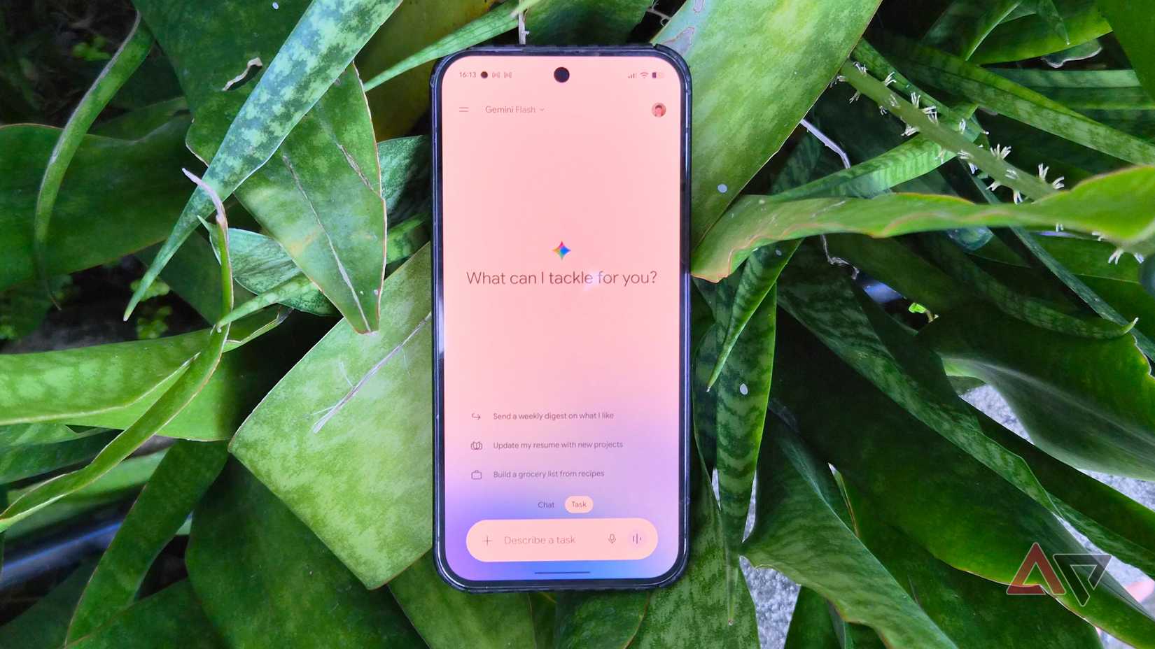 Google Pixel 9 Pro XL Smartphone running Gemini AI app