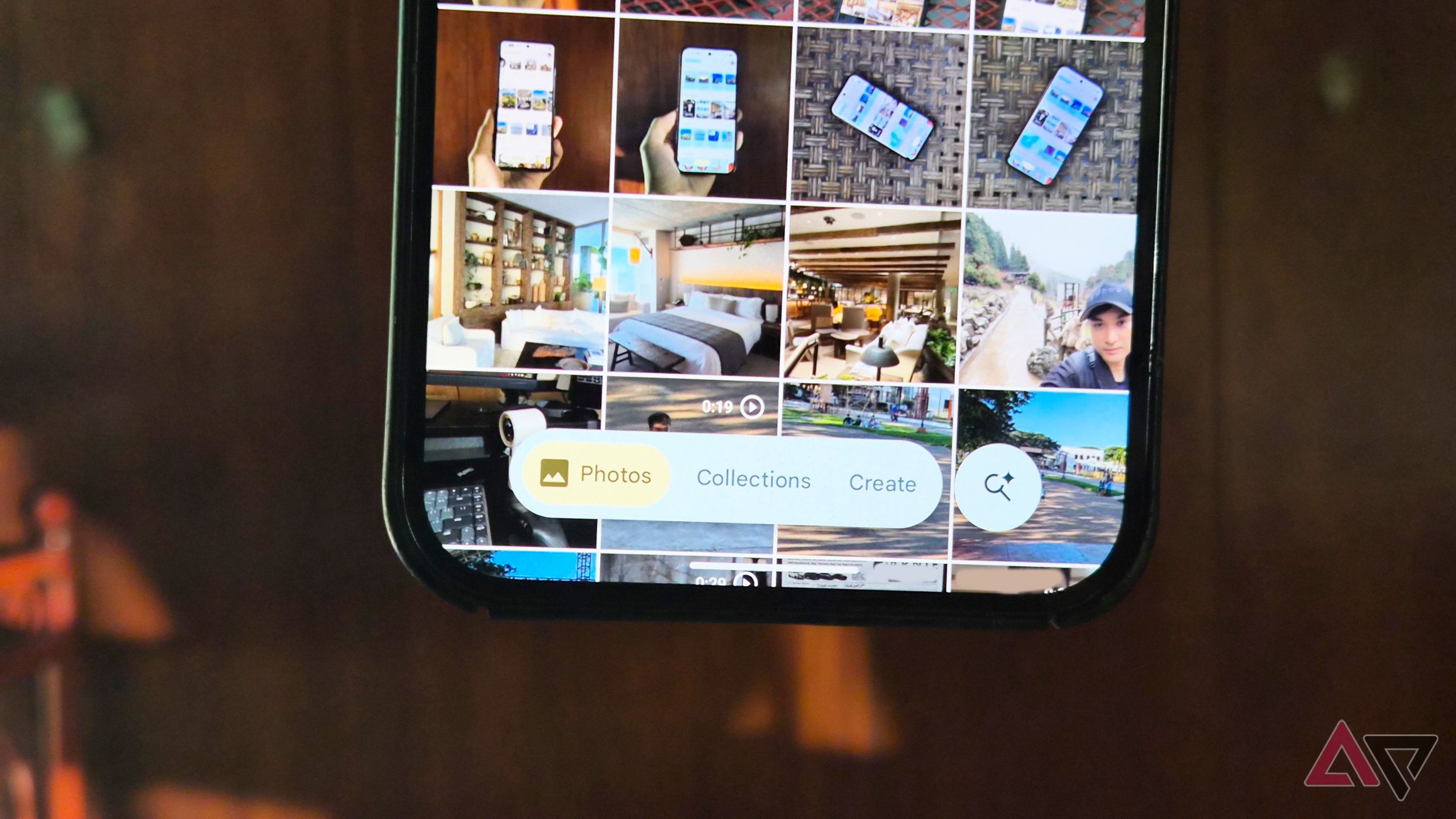 Google-Photos-app-showing-photo-collections-create-views-in-Pixel-smartphone