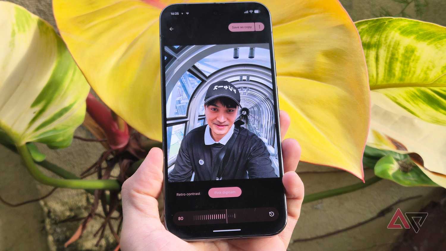 Google Pixel 9 Pro XL smartphone and Photos app