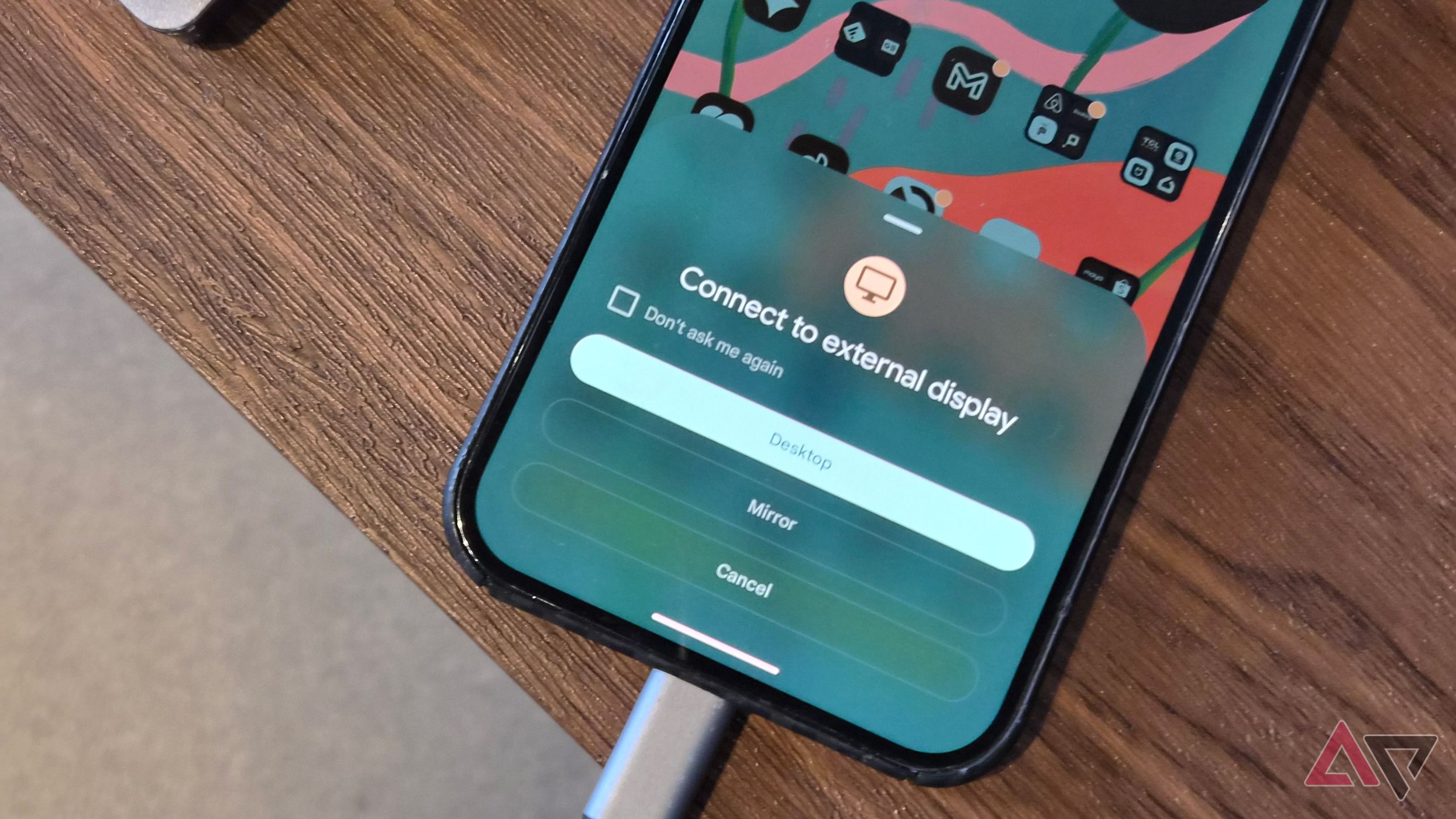 Google Pixel 9 Pro XL connected with a Logitech keyboard and mouse