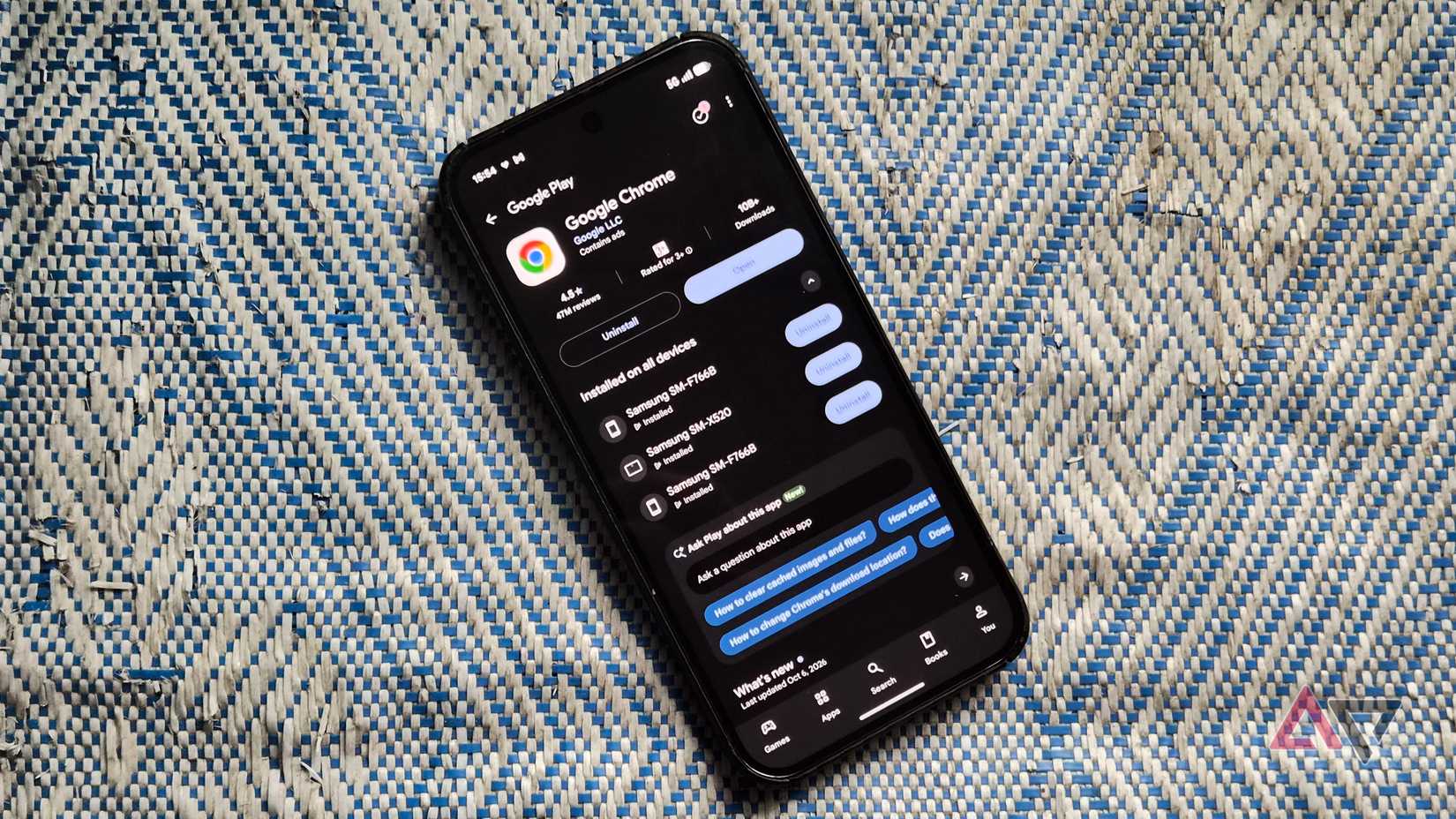 Google Pixel 9 Pro XL smartphone with apps