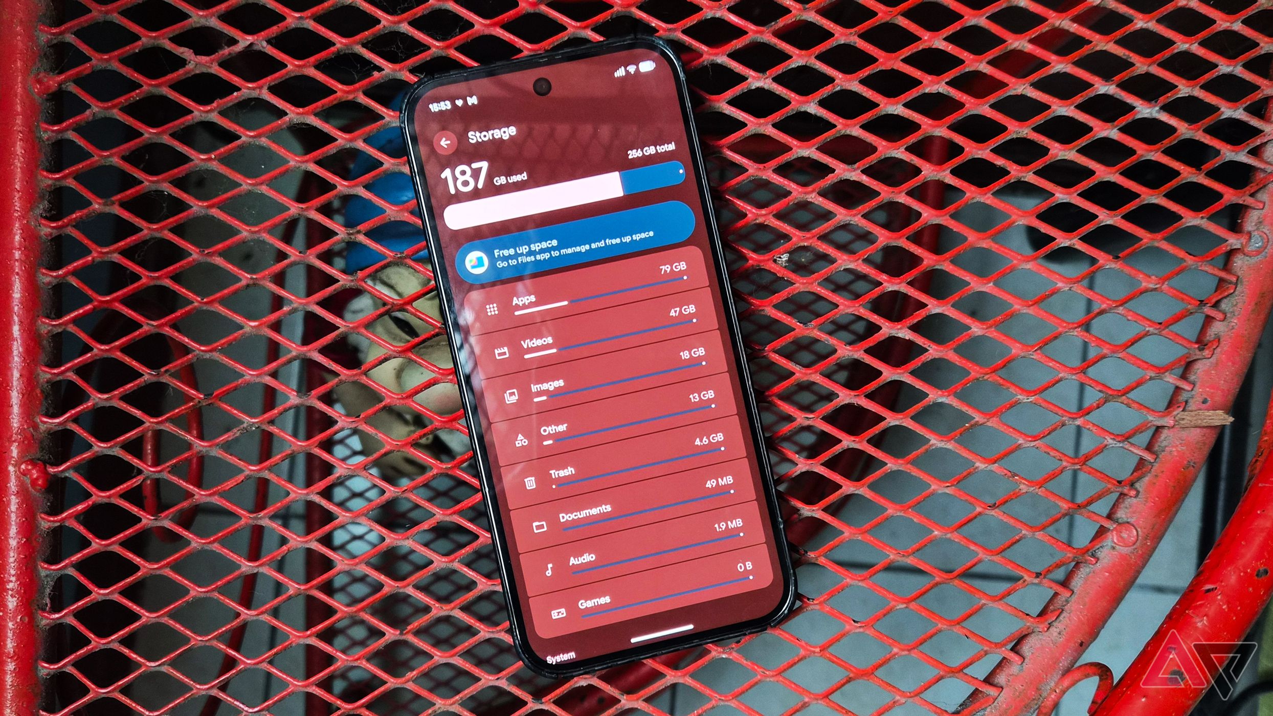 Google Pixel 9 Pro XL smartphone with apps