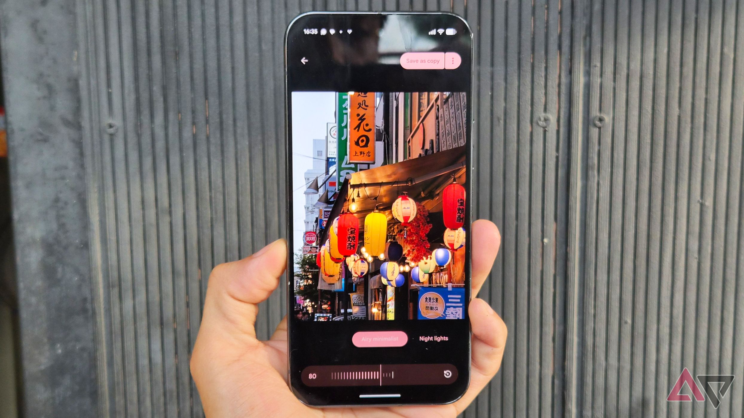 Google Pixel 9 Pro XL smartphone and Photos app