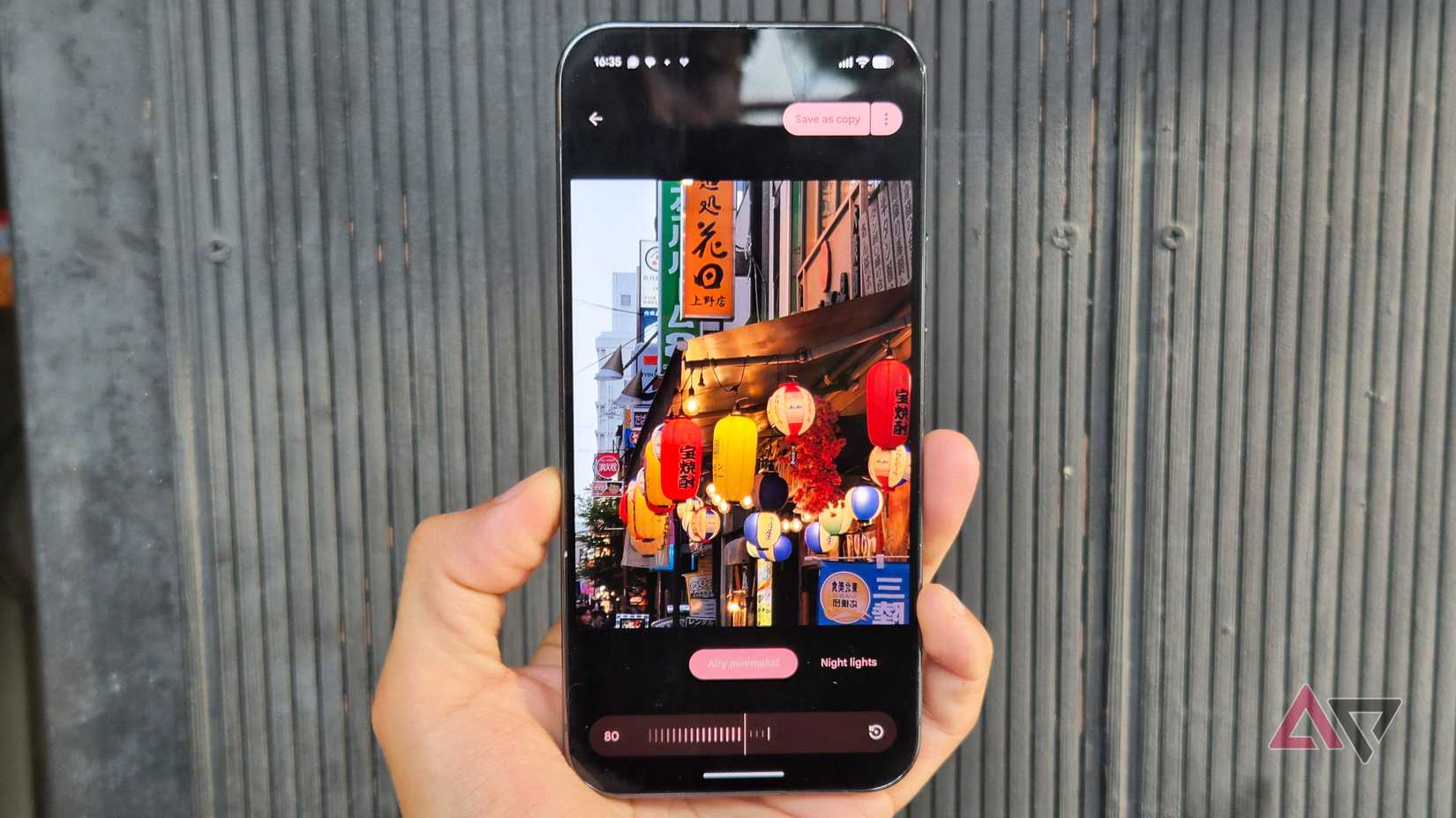 Google Pixel 9 Pro XL smartphone and Photos app