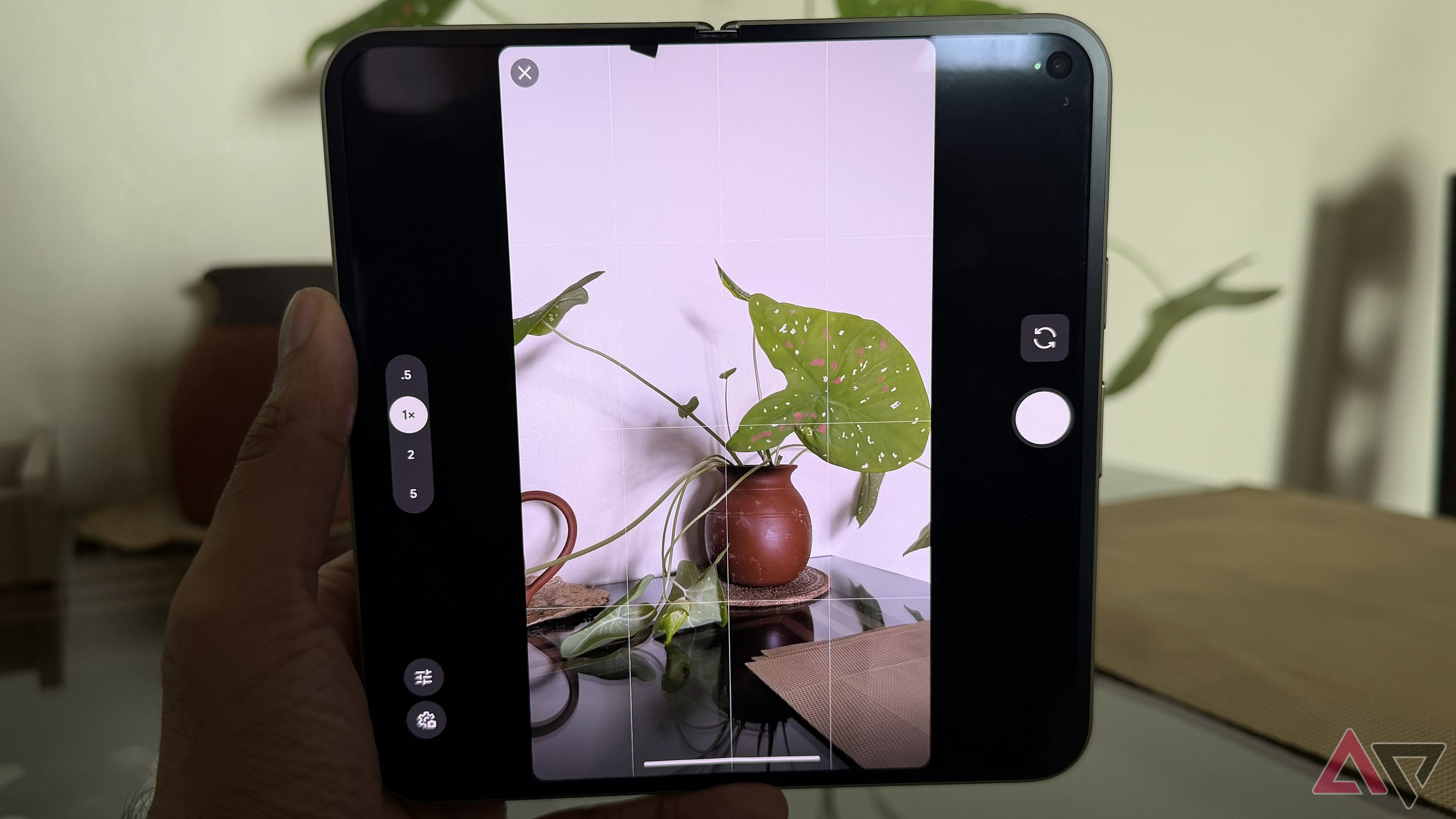 Camera viewfinder on the Google Pixel 11 Pro Fold