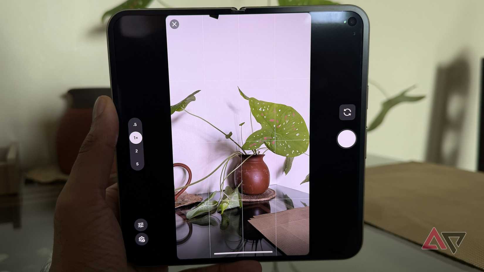 Camera viewfinder on the Google Pixel 11 Pro Fold