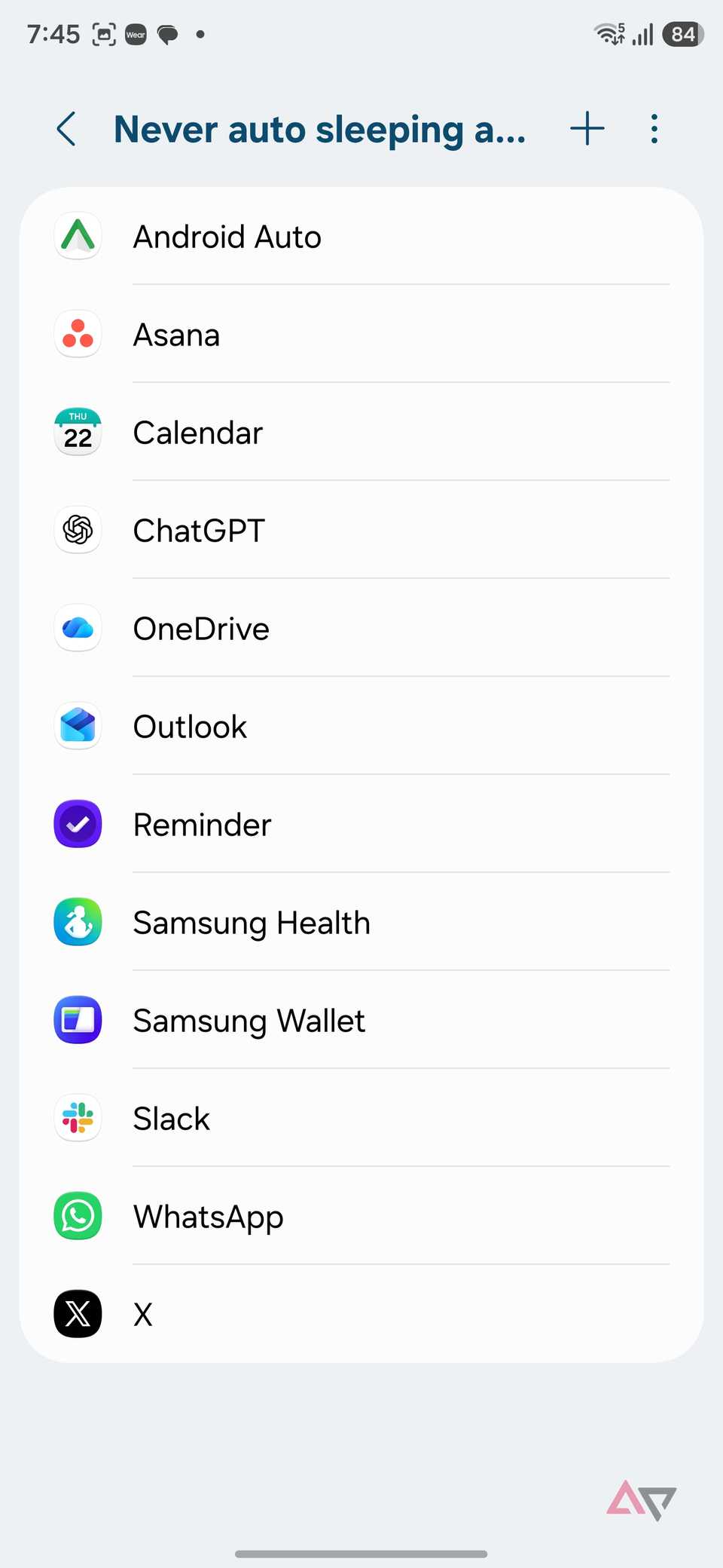never put Android Auto on sleep