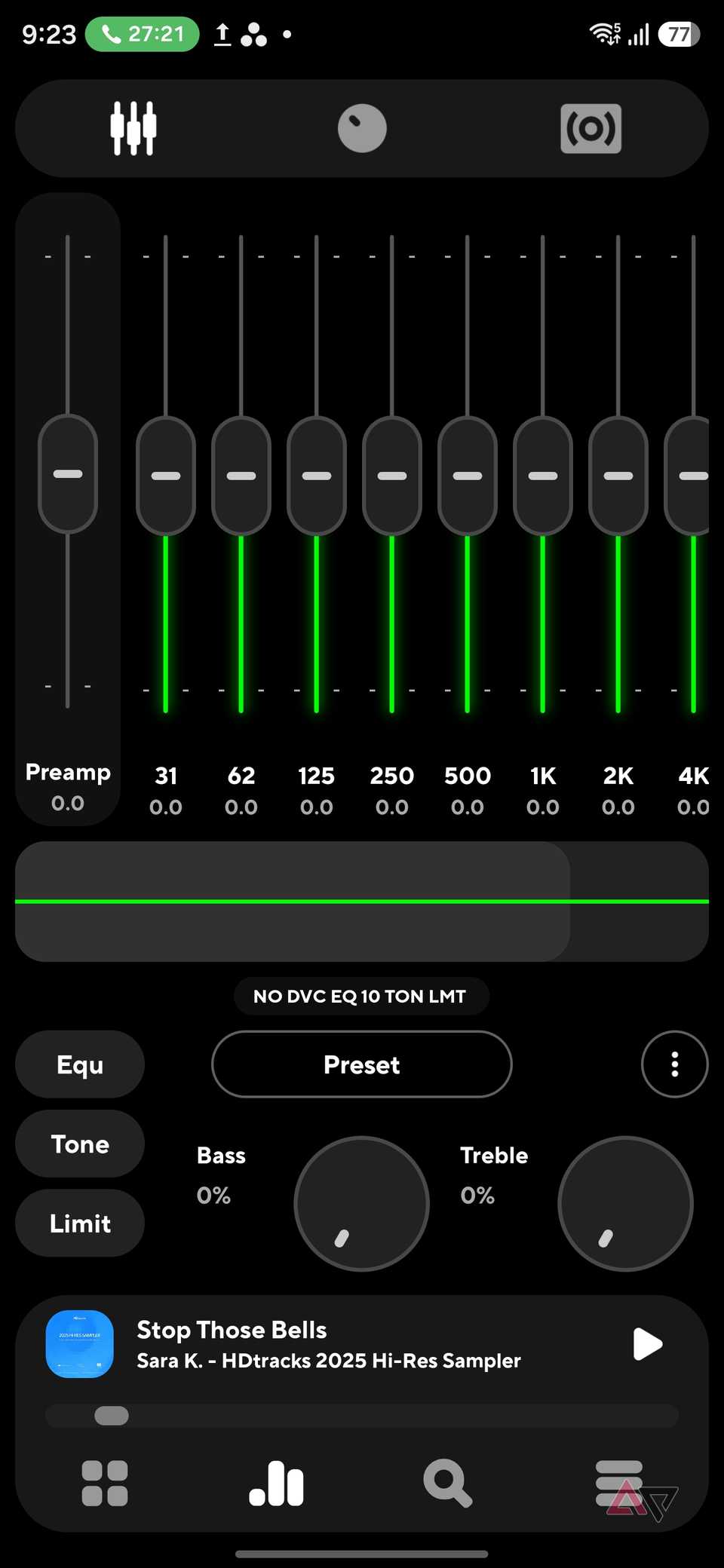EQ on Poweramp