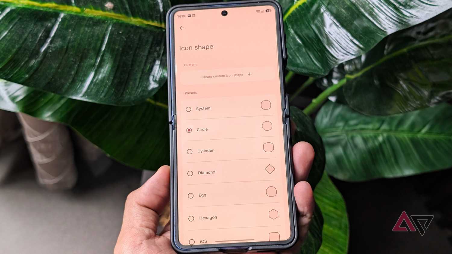 Samsung Galaxy Z Flip 7 smartphone using Lawnchair launcher